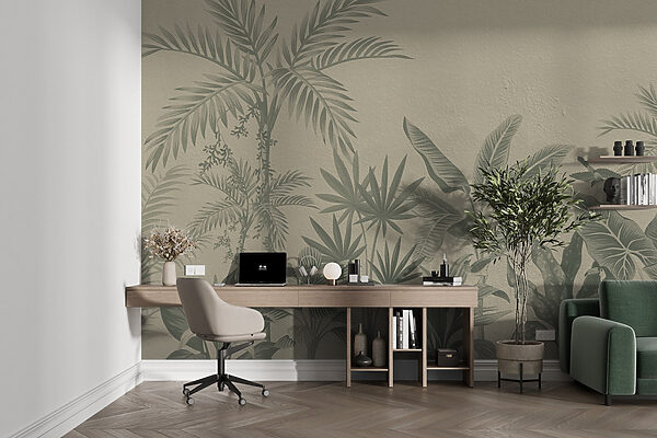 Papier peint avec des plantes Papier peint avec des plantes