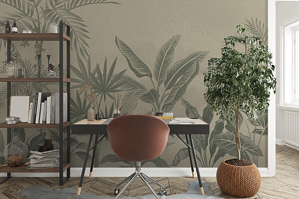 Papier peint avec des plantes Papier peint avec des plantes