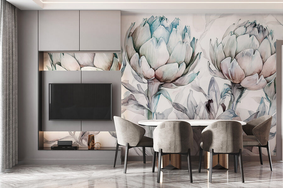 Aquarelle de fleurs