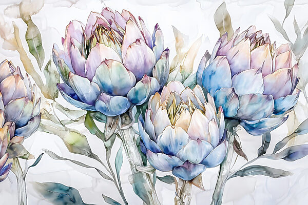 Fleurs délicates dans des tons pastel doux Fleurs délicates dans des tons pastel doux