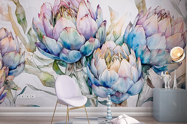 Fleurs délicates dans des tons pastel doux Fleurs délicates dans des tons pastel doux