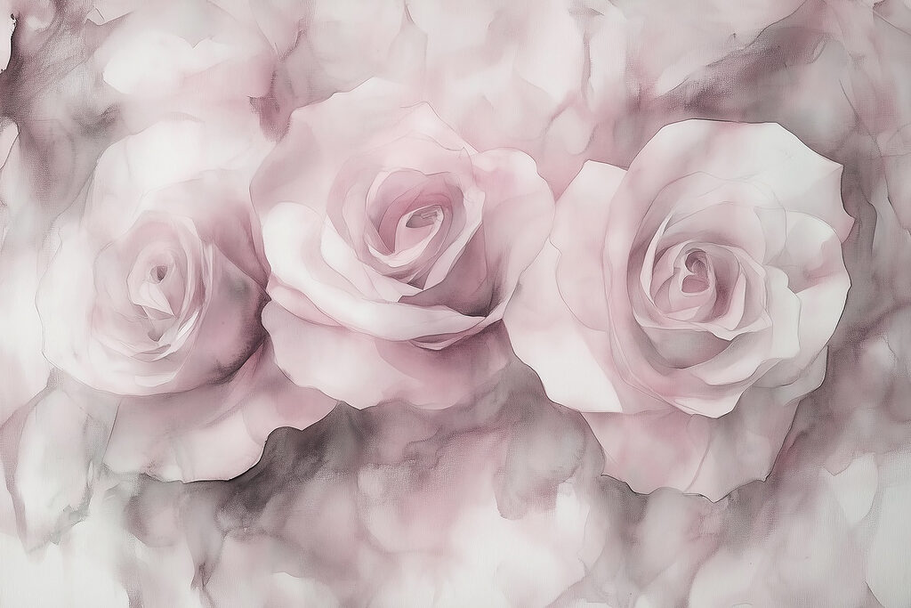 Groupe de roses roses Groupe de roses roses