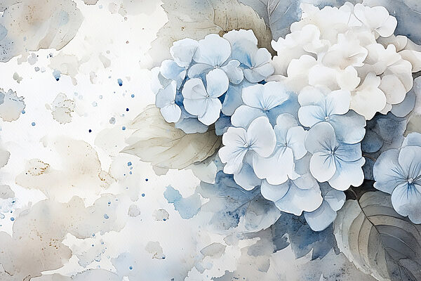 Aquarelle d'un bouquet de fleurs Aquarelle d'un bouquet de fleurs