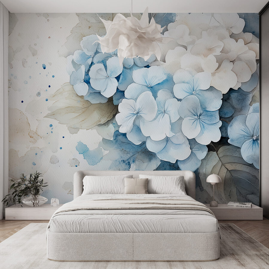 Aquarelle d'un bouquet de fleurs