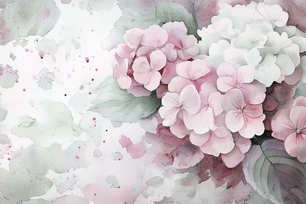 Peinture de fleurs roses Peinture de fleurs roses