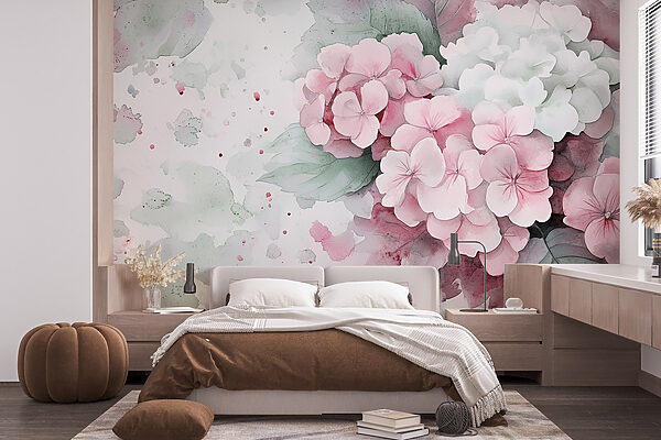 Peinture de fleurs roses Peinture de fleurs roses