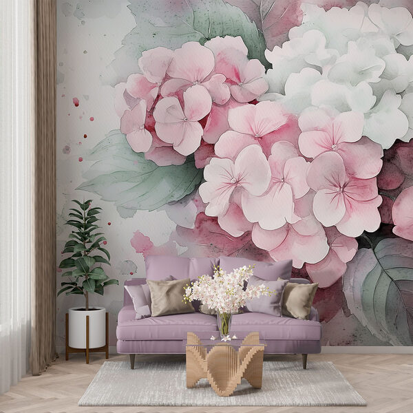 Peinture de fleurs roses Peinture de fleurs roses
