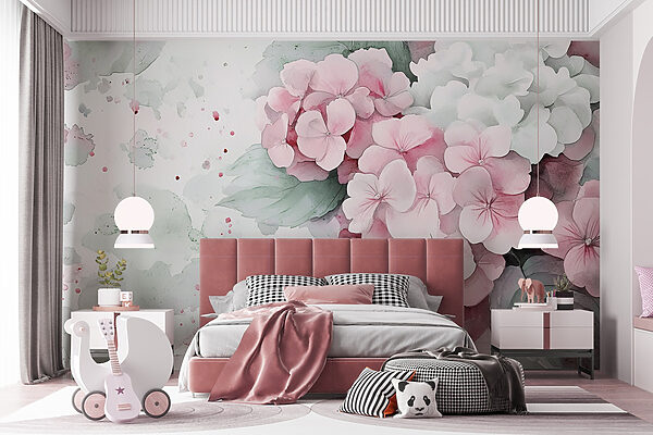 Peinture de fleurs roses Peinture de fleurs roses