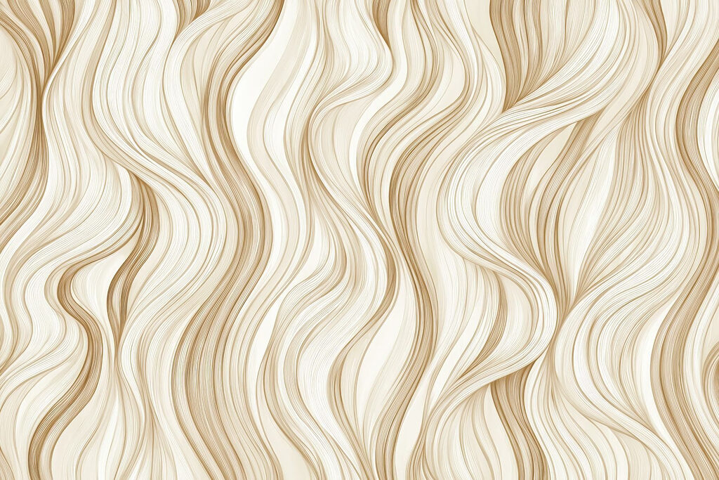 Motif ondulé blanc et brun Motif ondulé blanc et brun