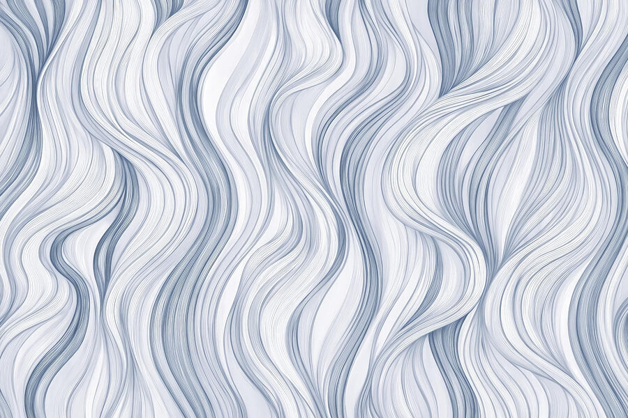 Motif ondulé blanc et bleu Motif ondulé blanc et bleu