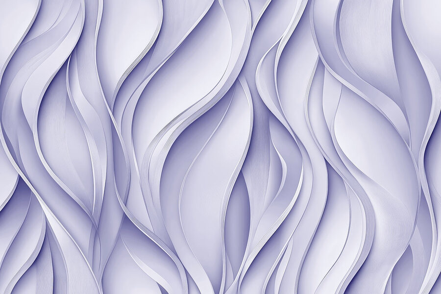 Motif ondulé blanc et violet