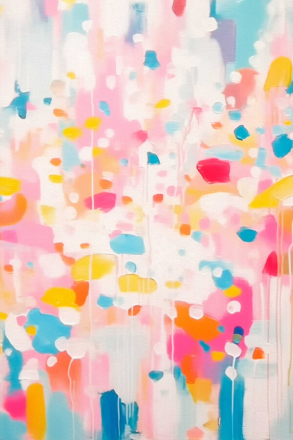 Éclaboussures de peinture colorée sur une surface blanche Éclaboussures de peinture colorée sur une surface blanche