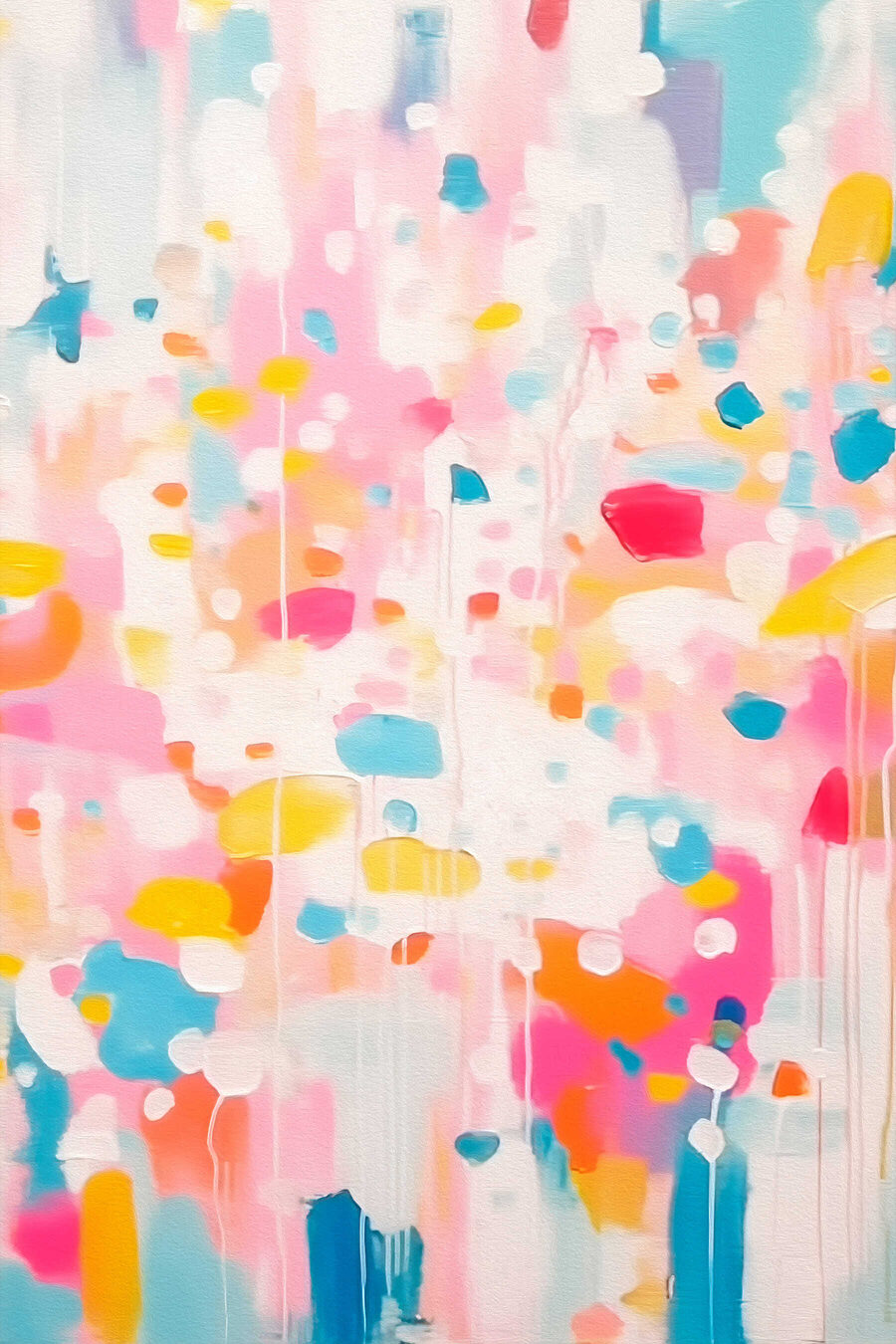 Éclaboussures de peinture colorée sur une surface blanche Éclaboussures de peinture colorée sur une surface blanche