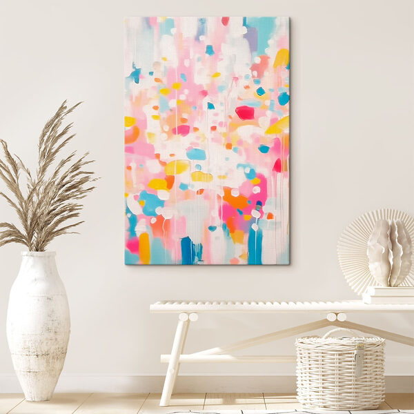 Éclaboussures de peinture colorée sur une surface blanche Éclaboussures de peinture colorée sur une surface blanche