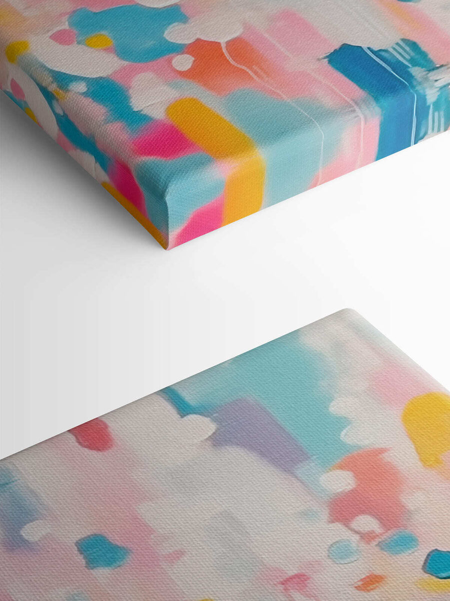 Éclaboussures de peinture colorée sur une surface blanche Éclaboussures de peinture colorée sur une surface blanche