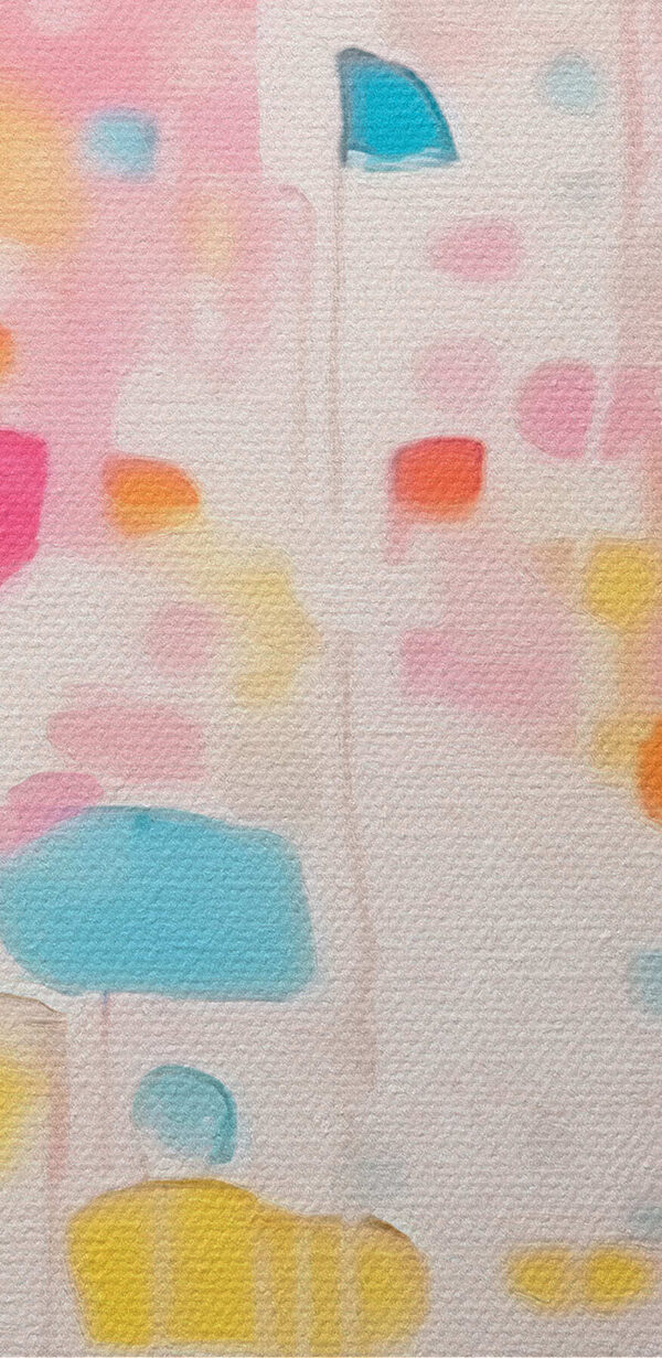 Éclaboussures de peinture colorée sur une surface blanche Éclaboussures de peinture colorée sur une surface blanche