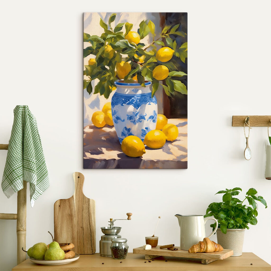 Peinture de citrons dans un vase s41790pik1m 1024x1024 - Peinture de citrons dans un vase