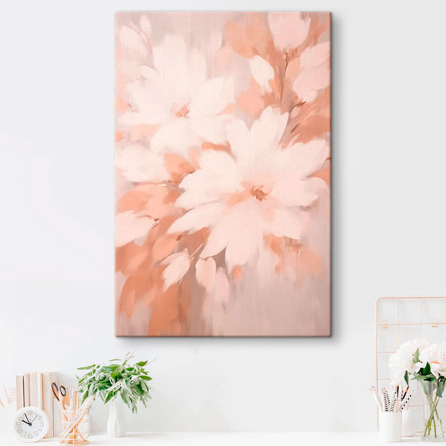 Des fleurs délicates aux teintes douces