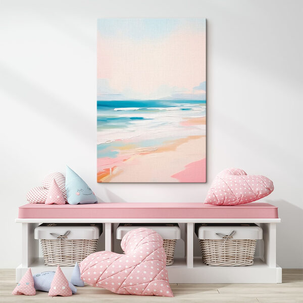 Plage avec vagues et sable Plage avec vagues et sable