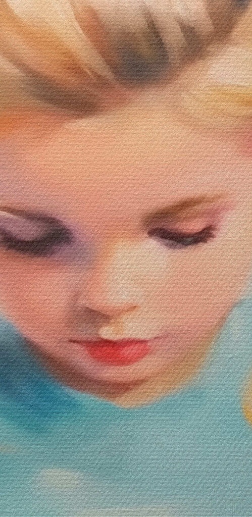 Girl reading a book