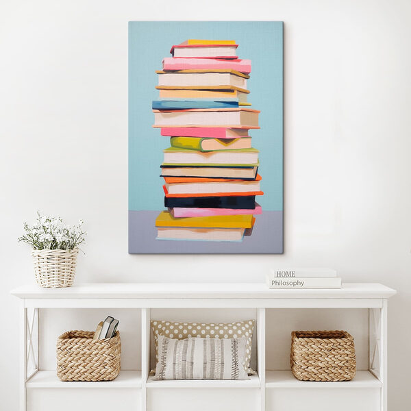 Pile de livres sur une table Pile de livres sur une table