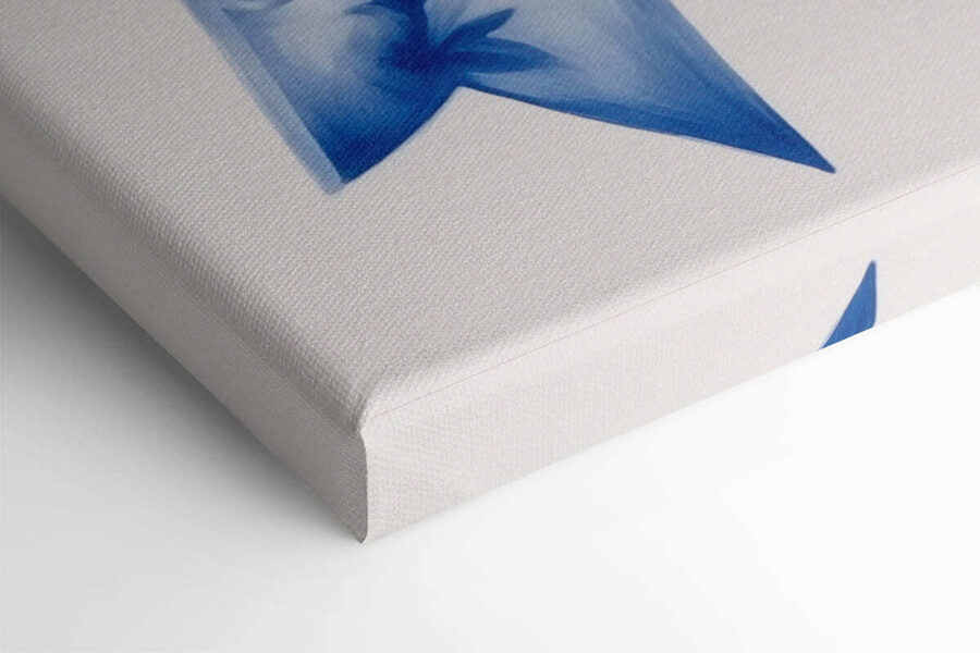 Tableaux Boucle florale bleue et blanche – Image 8