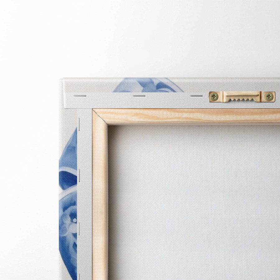 Tableaux Boucle florale bleue et blanche – Image 10