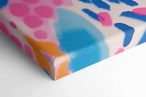 Motif coloré avec des taches noires et bleues Motif coloré avec des taches noires et bleues