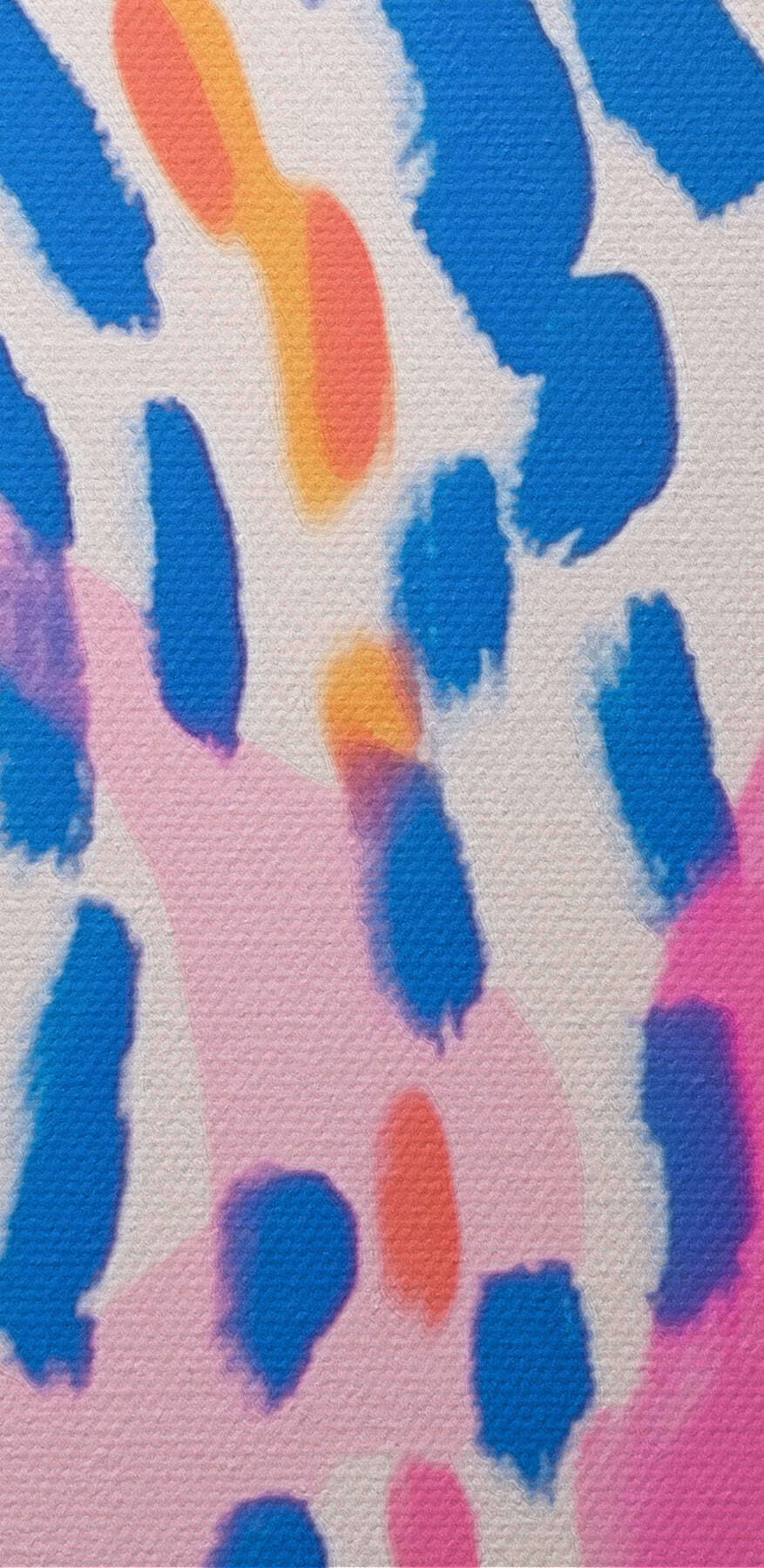 Motif coloré avec des taches noires et bleues