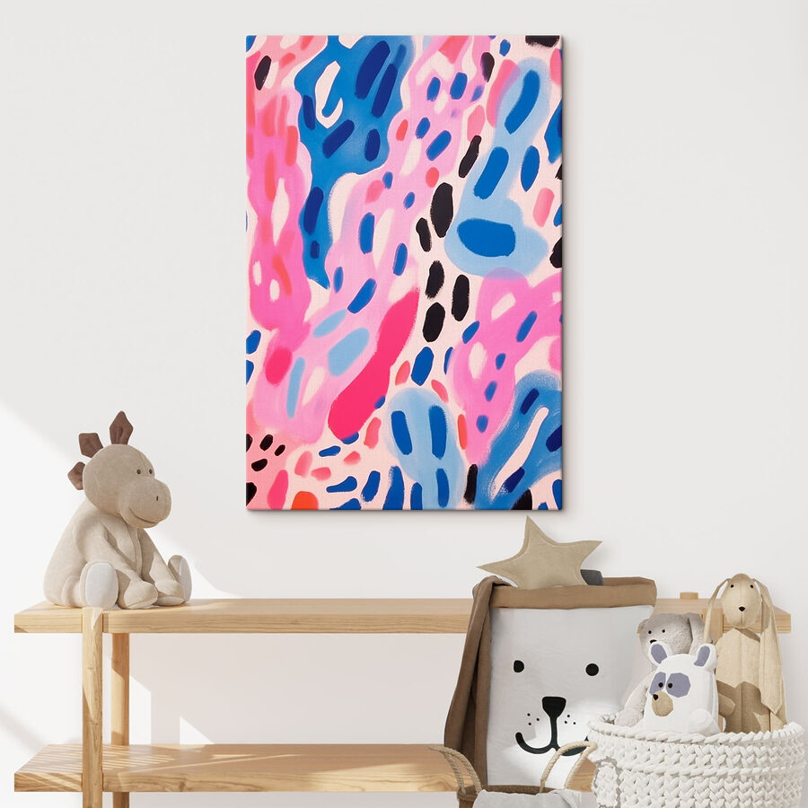 Motif coloré sur une surface