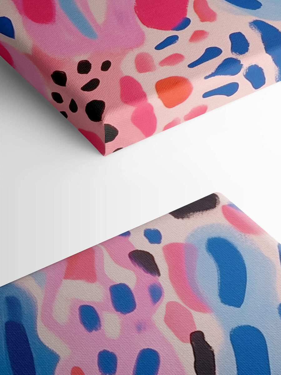 Motif coloré sur une surface