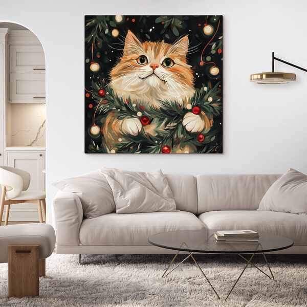 Chat dans un arbre Chat dans un arbre
