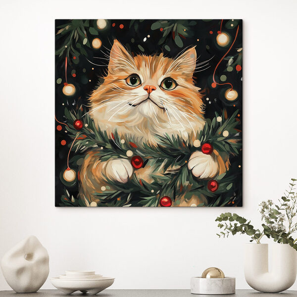 Chat dans un arbre Chat dans un arbre