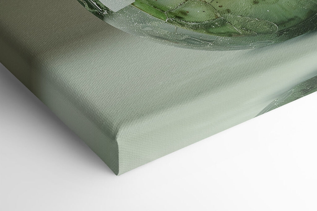 Artistic interpretation of a ripe avocado