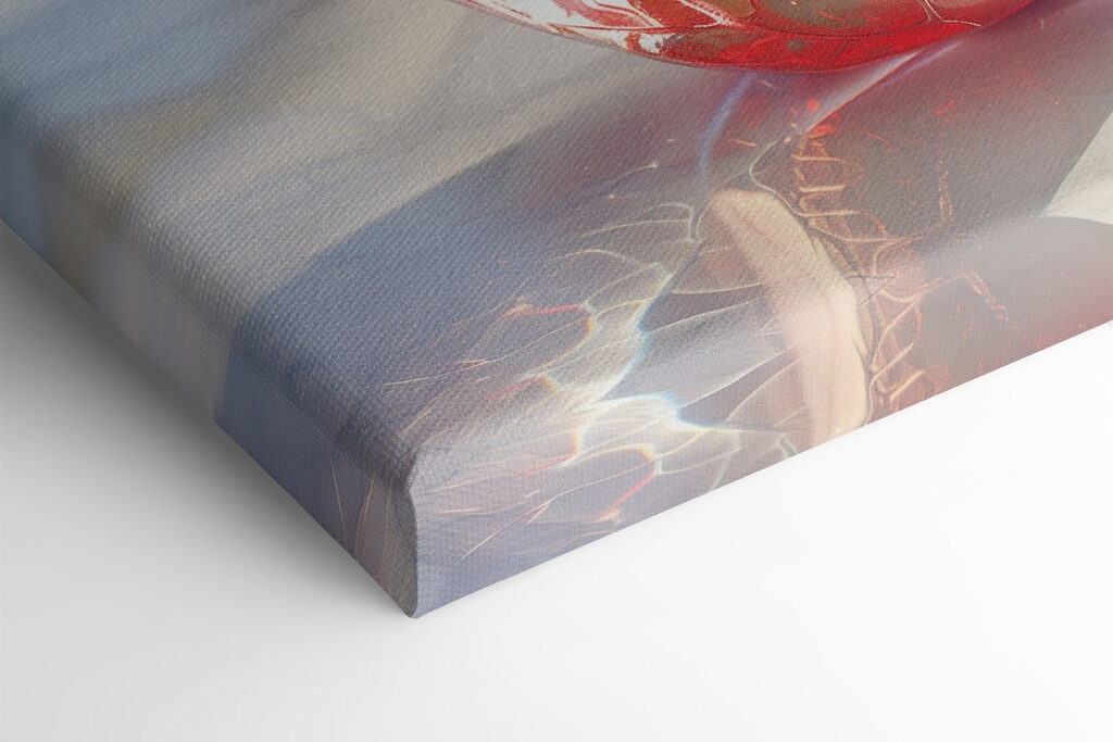 Glass apple with a stem and leaves Glass apple with a stem and leaves