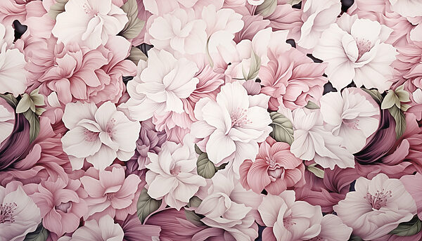 Des fleurs vibrantes dans une harmonie délicate Des fleurs vibrantes dans une harmonie délicate