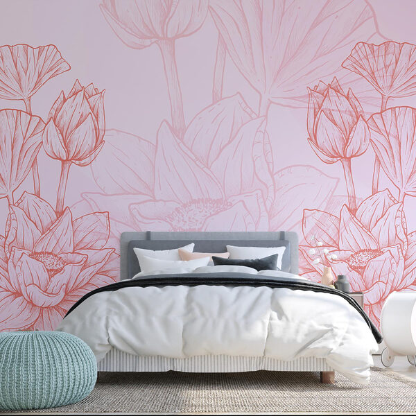 Dessin de fleurs roses et blanches Dessin de fleurs roses et blanches