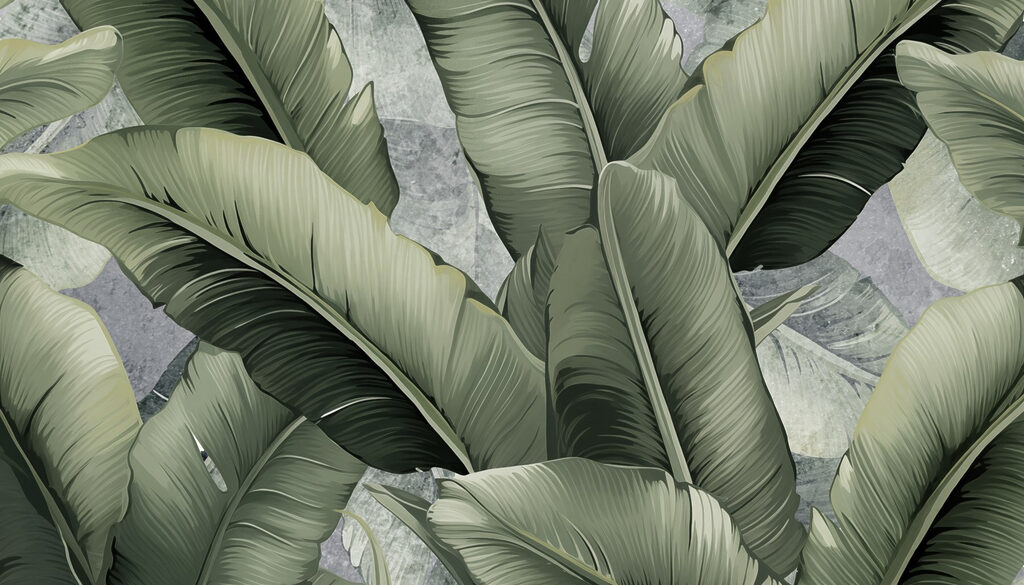 Les feuilles vertes luxuriantes créent la tranquillité Les feuilles vertes luxuriantes créent la tranquillité