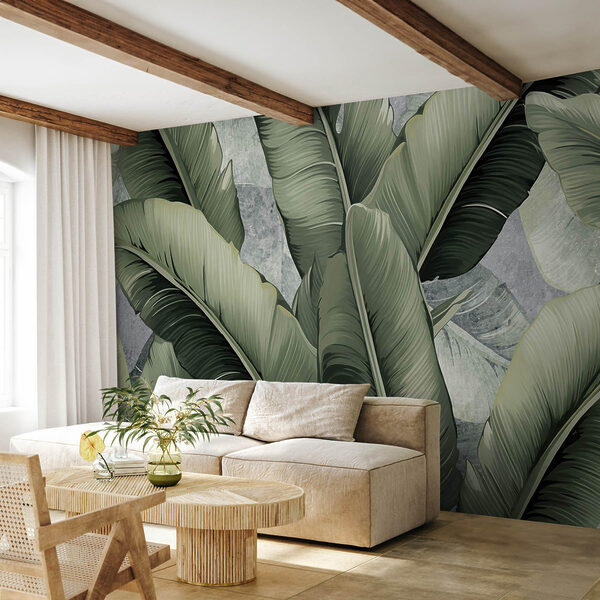 Les feuilles vertes luxuriantes créent la tranquillité Les feuilles vertes luxuriantes créent la tranquillité