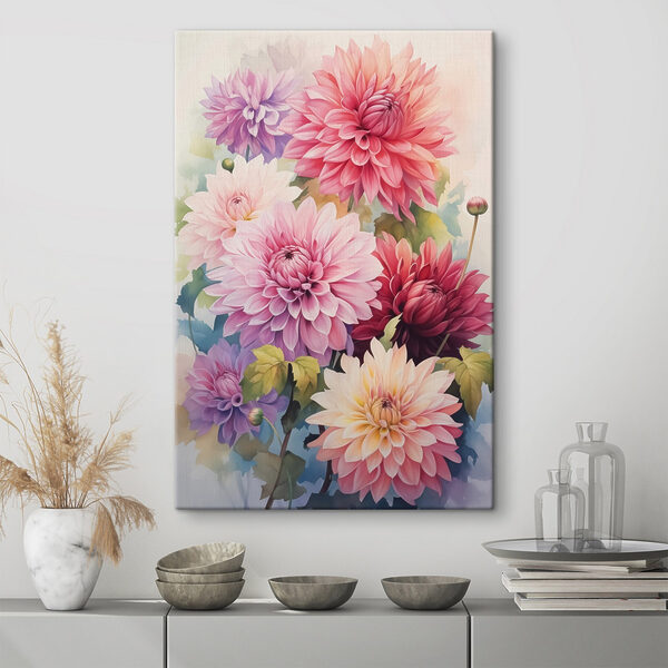 Peinture de fleurs sur une surface blanche Peinture de fleurs sur une surface blanche