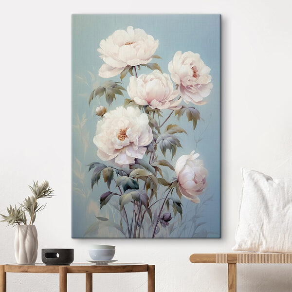 Peinture de fleurs blanches Peinture de fleurs blanches