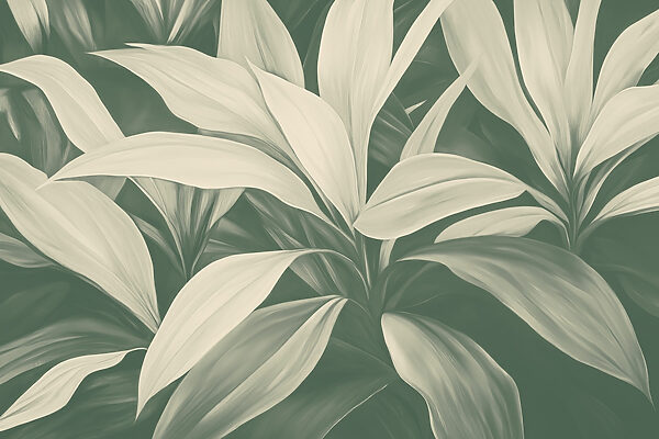 Des feuilles douces dans une douce harmonie. Des feuilles douces dans une douce harmonie.