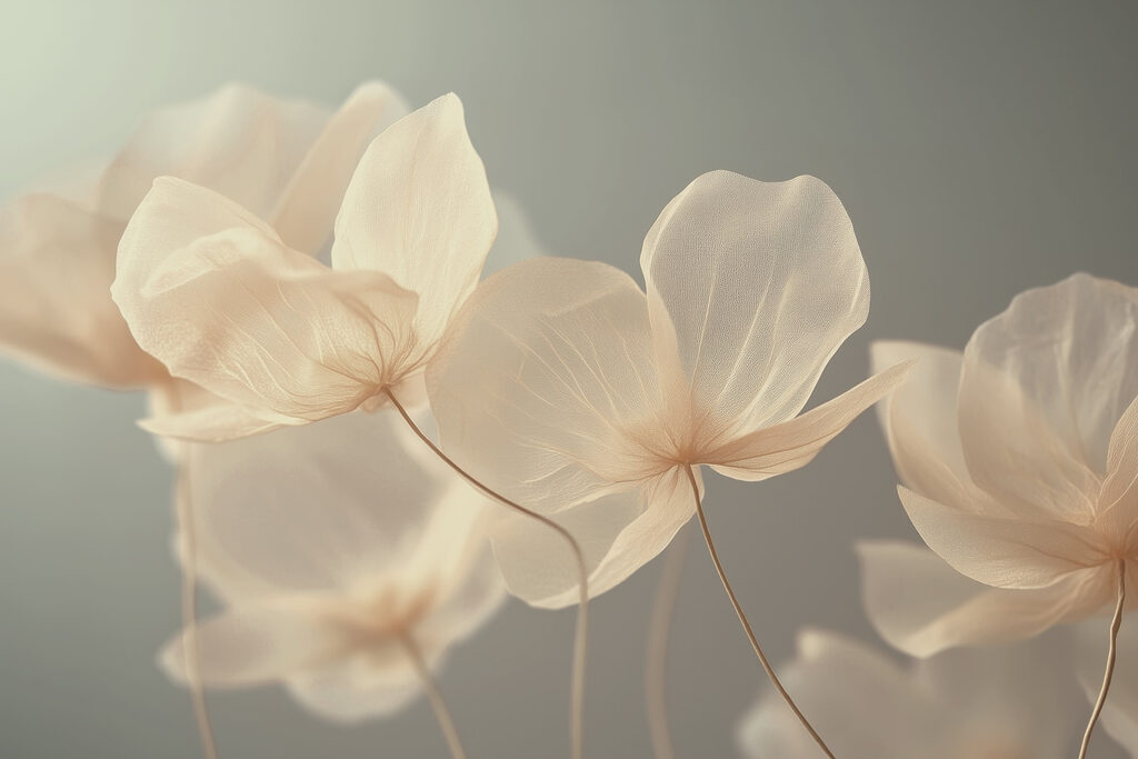 Fleurs délicates dans des teintes douces. Fleurs délicates dans des teintes douces.