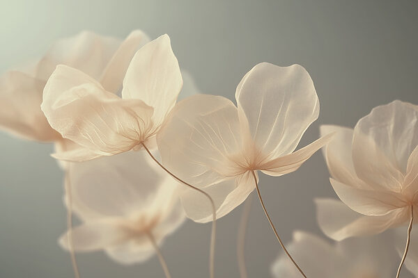 Fleurs délicates dans des teintes douces. Fleurs délicates dans des teintes douces.