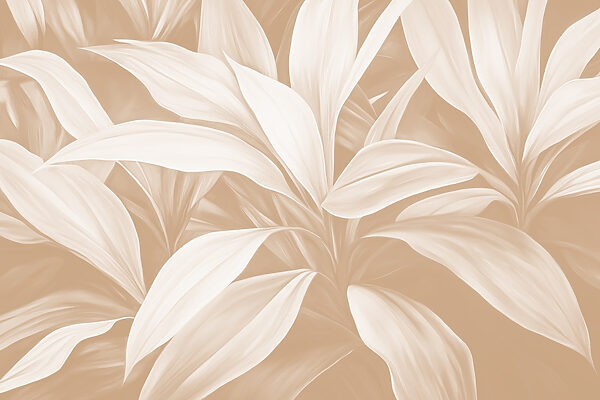 Motif de feuilles serein inspiré de la nature. Motif de feuilles serein inspiré de la nature.