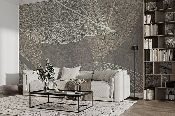 Motifs délicats des nervures des feuilles Motifs délicats des nervures des feuilles