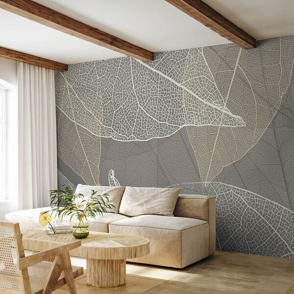 Motifs délicats des nervures des feuilles Motifs délicats des nervures des feuilles