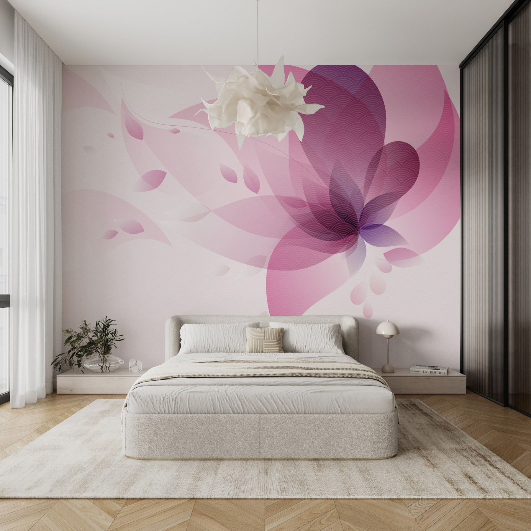 Pink and purple flower Pink and purple flower