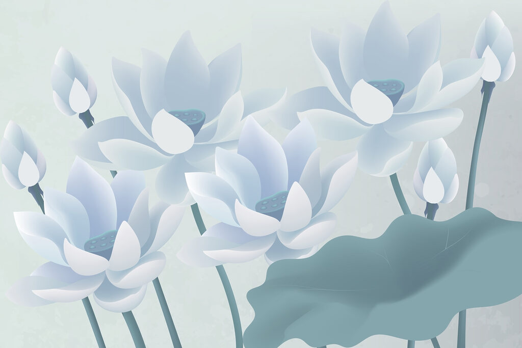 Groupe de fleurs blanches Groupe de fleurs blanches