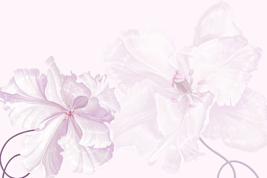 Fleurs délicates dans des teintes douces. Fleurs délicates dans des teintes douces.